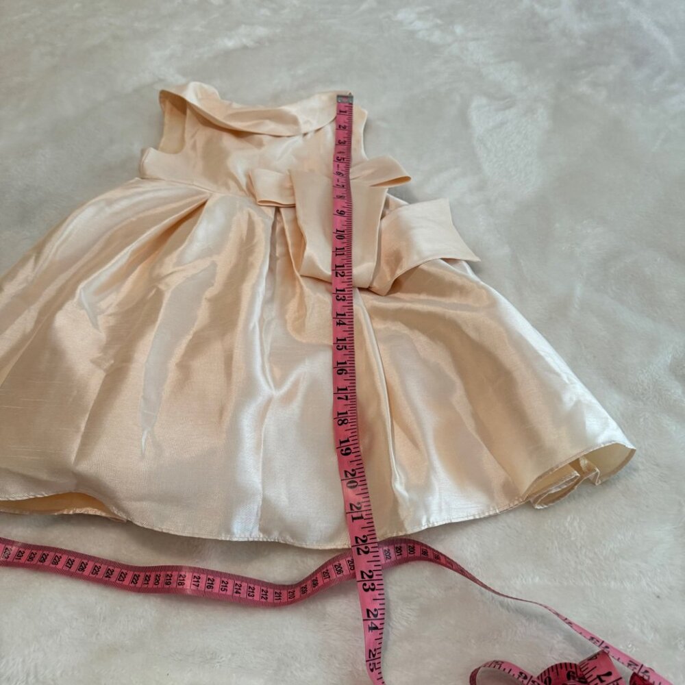 Edgehill Collection Ivory Satin Formal Dress With Full Petticoat Size 3T - Picture 14 of 15